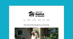 Desktop Screenshot of lebanonoregonhabitat.com